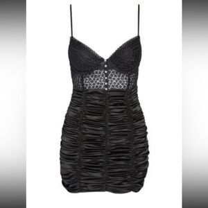 For Love & Lemons black lingerie dress
